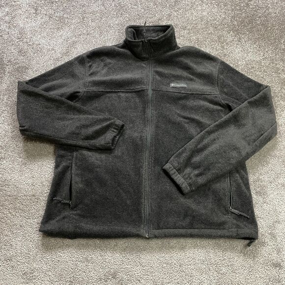Columbia Other - Columbia Steens Mountain Fleece Jacket Mens XL Gray Full Zip Outdoor Hiking